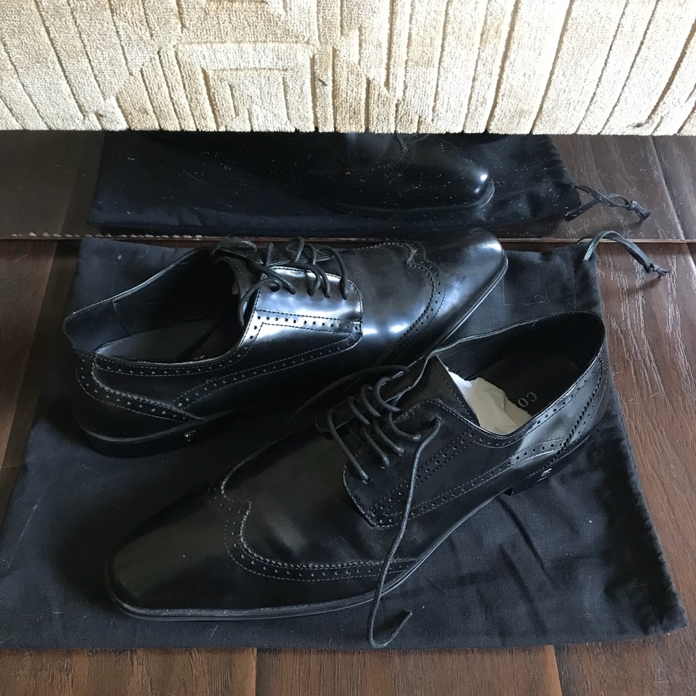 Versace Collection Vintage Wingtip Dress Shoe Mens